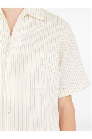 Camicia a maniche corte in misto cotone e seta MAISON MARGIELA | S50DR0009M35276001F